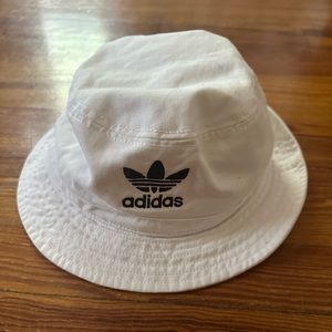 Adidas White Bucket Hat